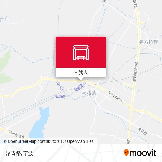 渚青路地图