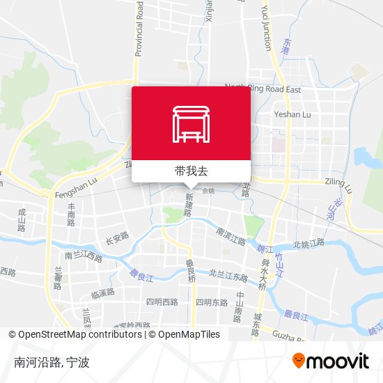 南河沿路地图