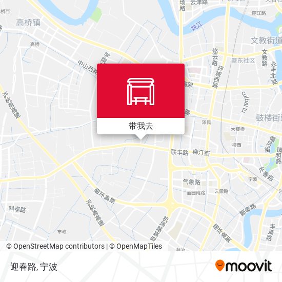 迎春路地图