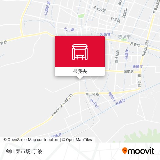 剑山菜市场地图