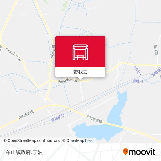 牟山镇政府地图