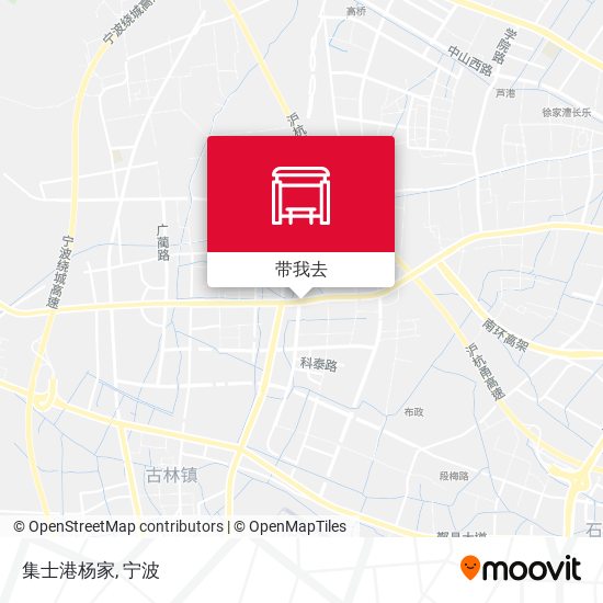集士港杨家地图