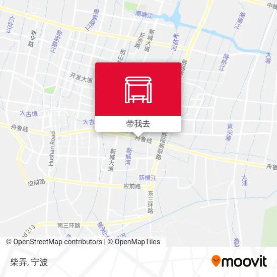 柴弄地图