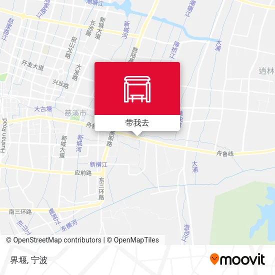 界堰地图