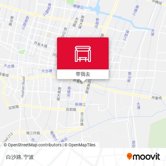 白沙路地图