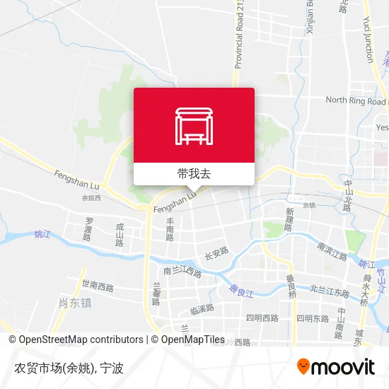 农贸市场(余姚)地图