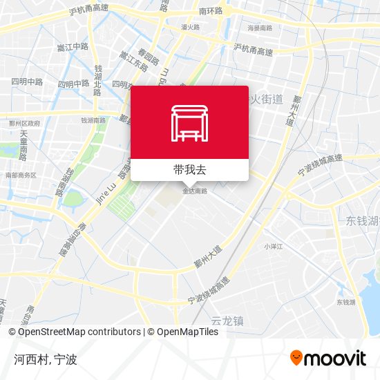 河西村地图