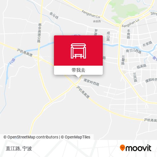 直江路地图