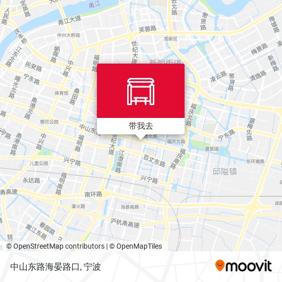 中山东路海晏路口地图