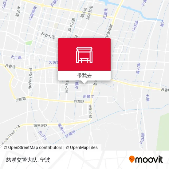 慈溪交警大队地图