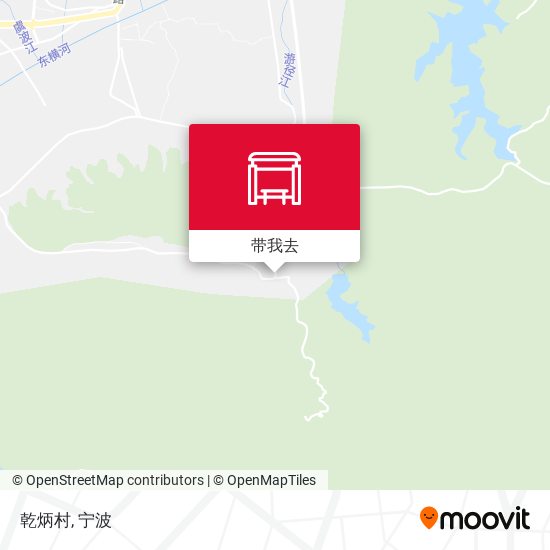 乾炳村地图