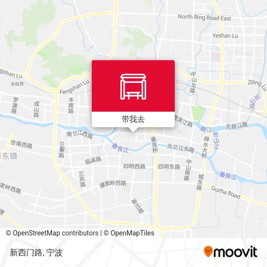 新西门路地图