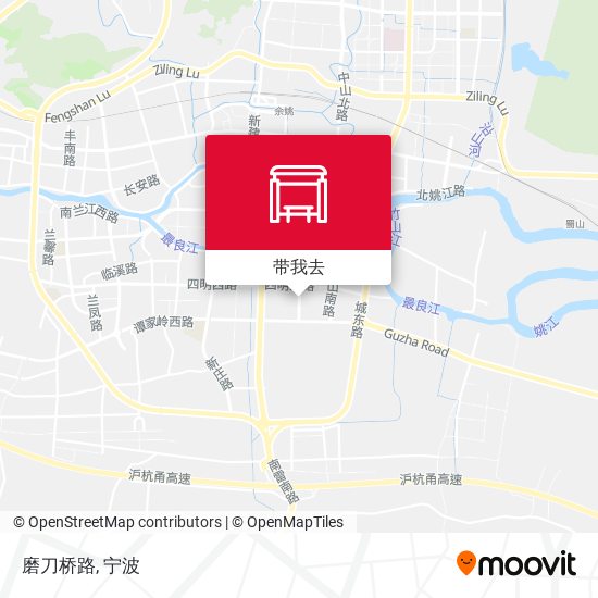 磨刀桥路地图