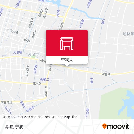 界堰地图