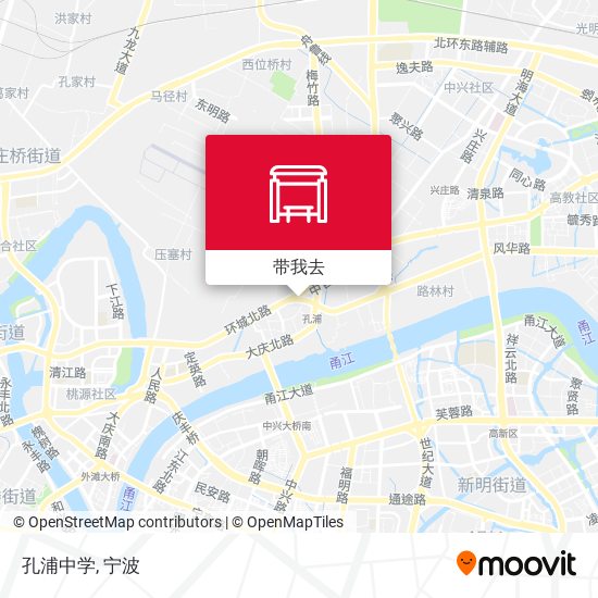 孔浦中学地图