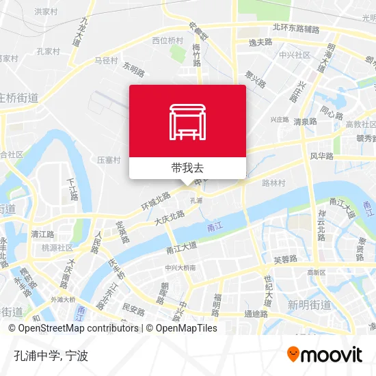 孔浦中学地图