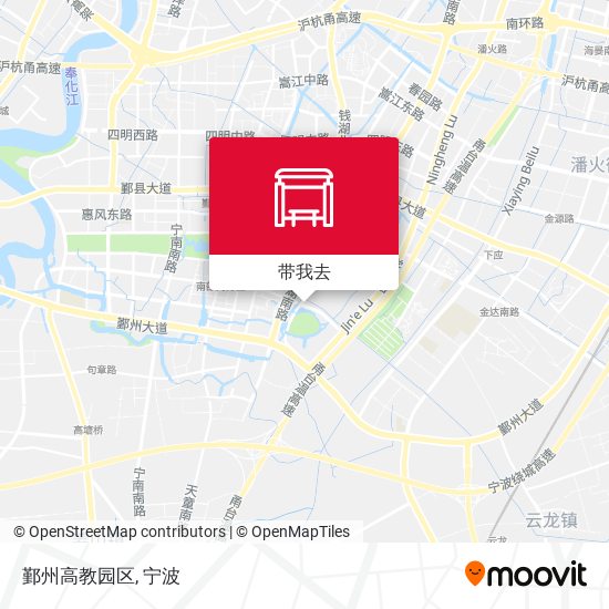 鄞州高教园区地图