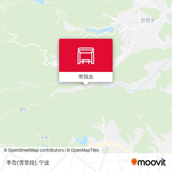 李岙(雪里段)地图