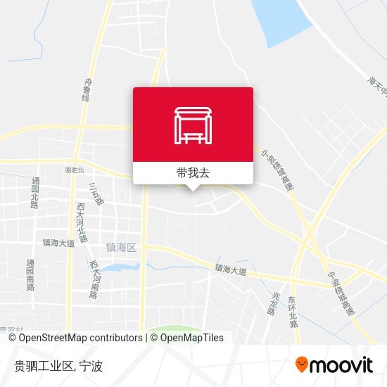 贵驷工业区地图