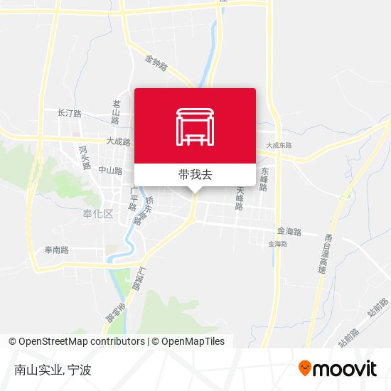 南山实业地图