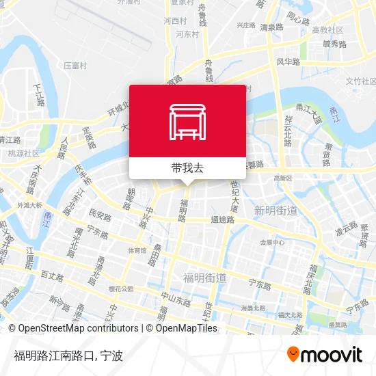 福明路江南路口地图