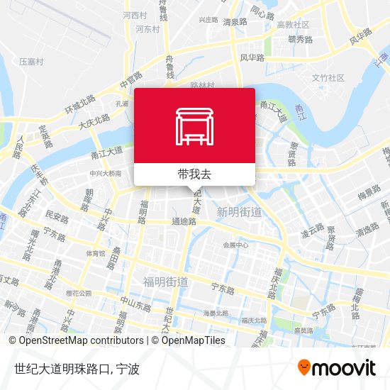 世纪大道明珠路口地图