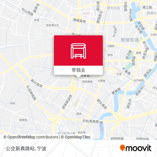 公交新典路站地图