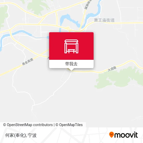 何家(奉化)地图