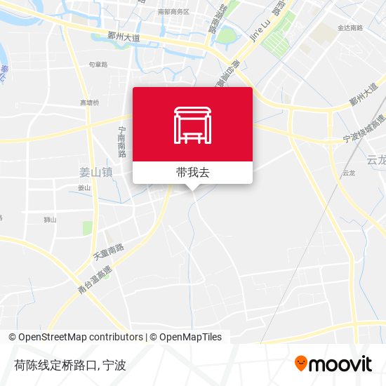荷陈线定桥路口地图