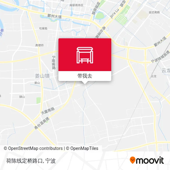 荷陈线定桥路口地图