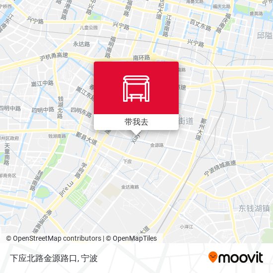 下应北路金源路口地图