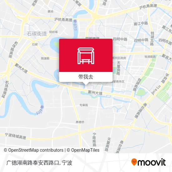 广德湖南路泰安西路口地图