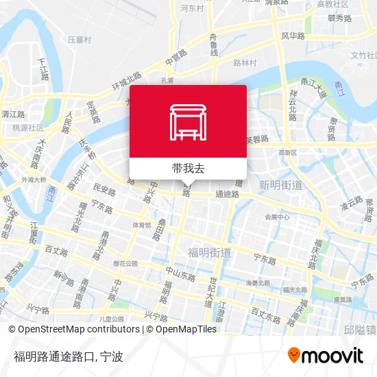 福明路通途路口地图
