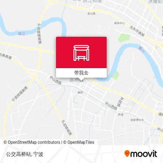 公交高桥站地图