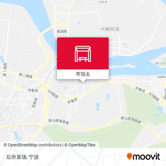 后所菜场地图