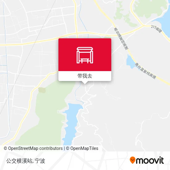 公交横溪站地图