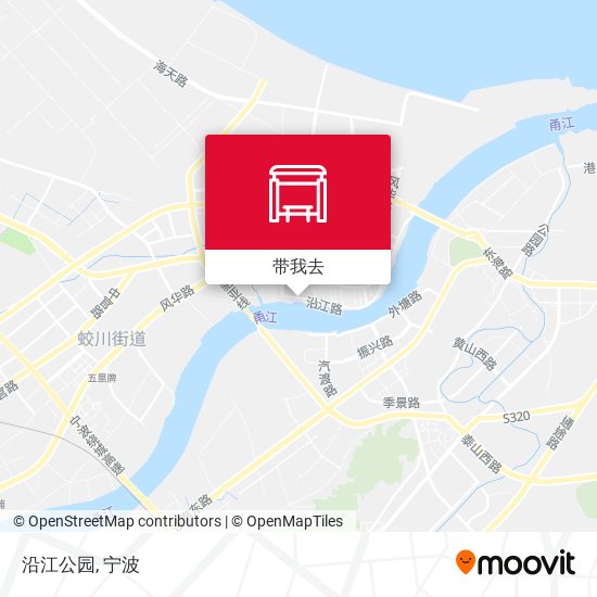 沿江公园地图