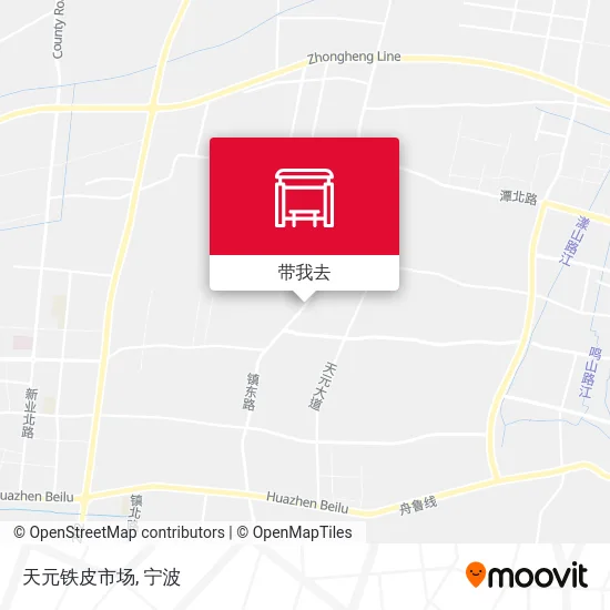 天元铁皮市场地图
