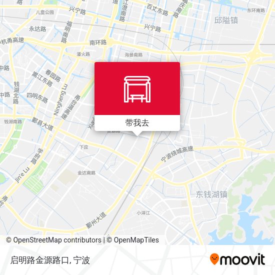 启明路金源路口地图