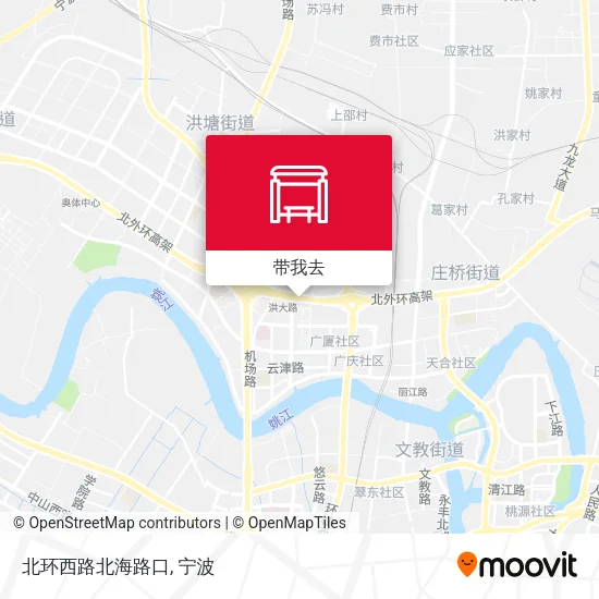 北环西路北海路口地图