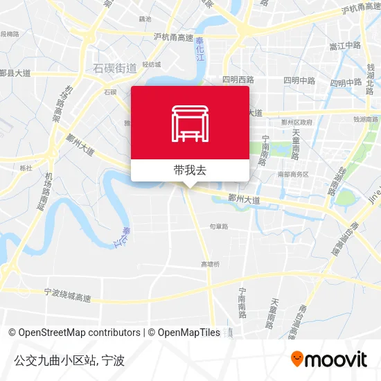 公交九曲小区站地图
