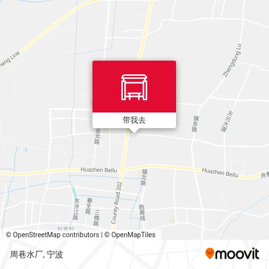 周巷水厂地图