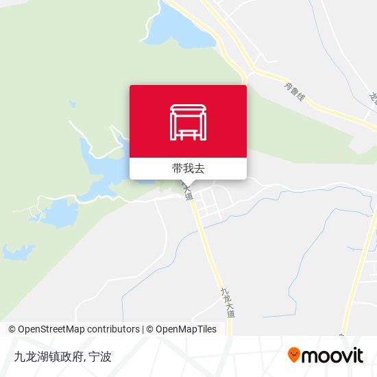 九龙湖镇政府地图