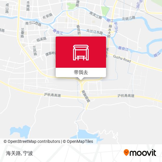 海关路地图