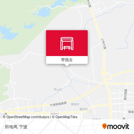 田地周地图