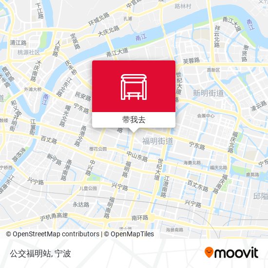 公交福明站地图