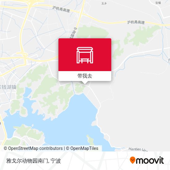 雅戈尔动物园南门地图