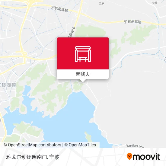 雅戈尔动物园南门地图