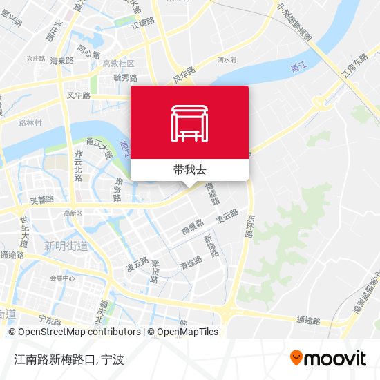 江南路新梅路口地图