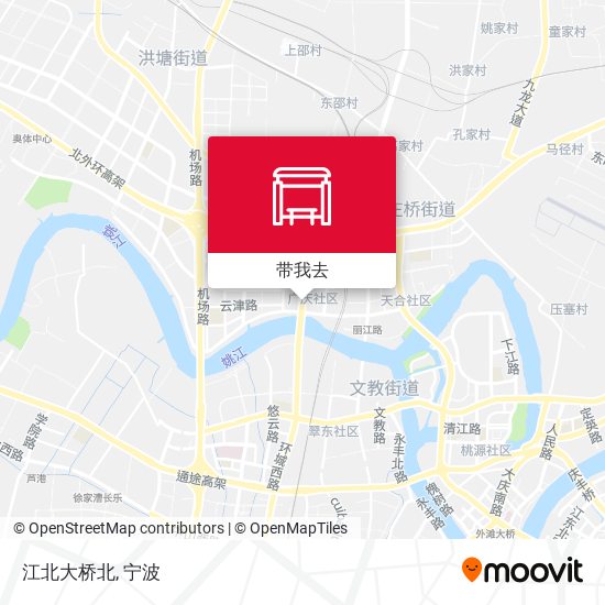 江北大桥北地图